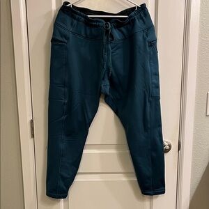 Women's Fleece Lined Teal Joggers